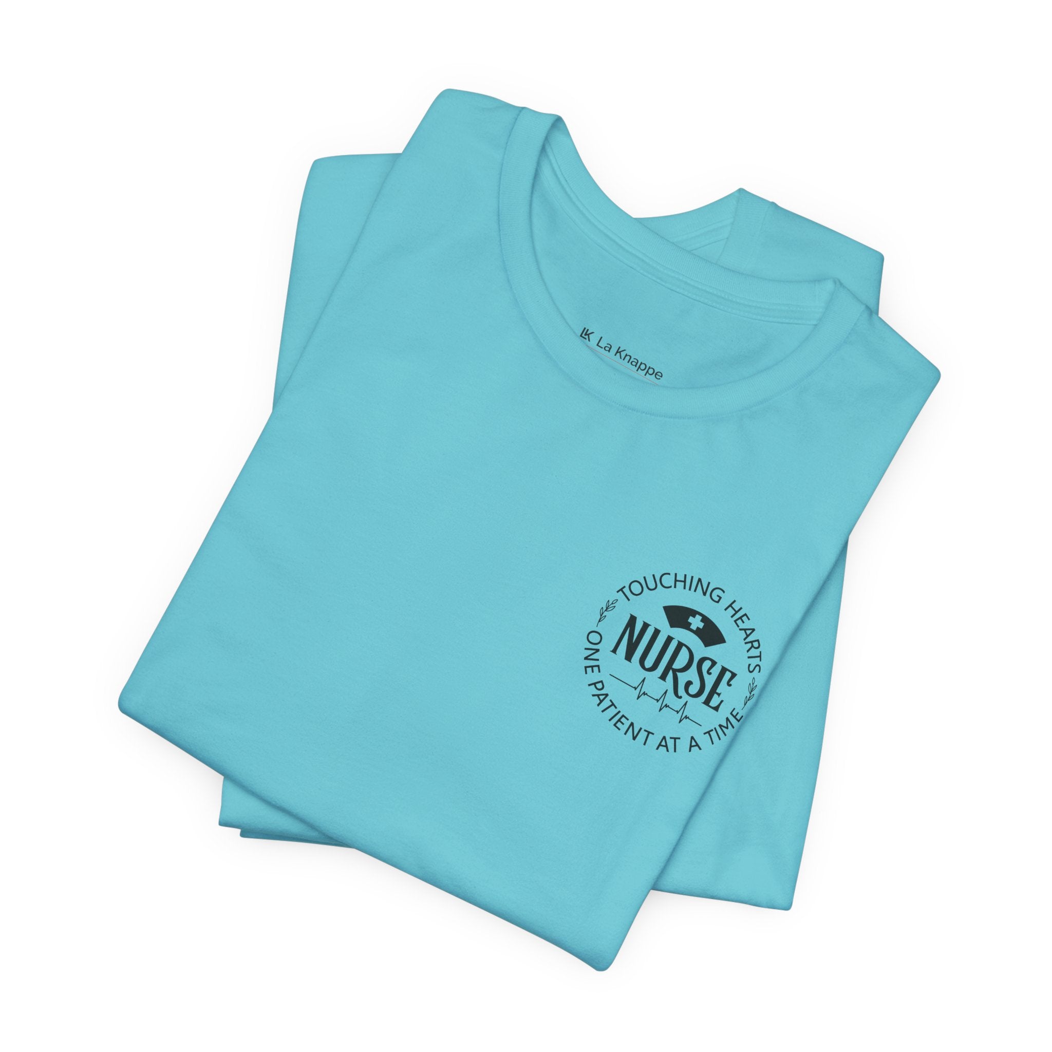 Nurse Heartbeat Logo Tee — 'Proud To Be A Nurse' Short Sleeve Shirt