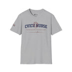 CVICU Nurse T-Shirt  Anatomical Heart Graphic Cardiovascular Intensive Care Nurse Tee