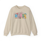 Nurse Easter Sweatshirt — Bunny Ears & Easter Egg Hunt Design
