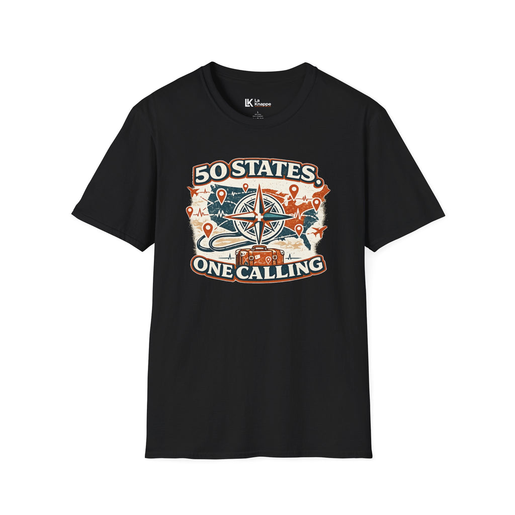 50 States One Calling Travel Nurse Tee