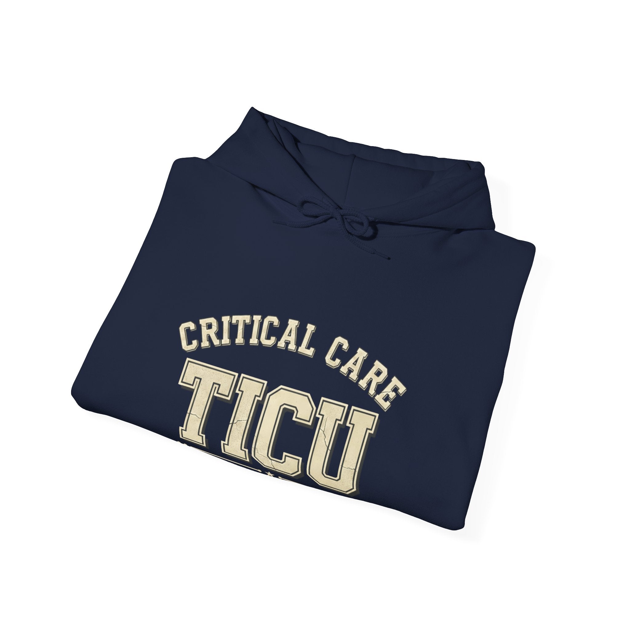 TICU Critical Care Hoodie - Level One Trauma Sweatshirt for Nurses & ICU Staff