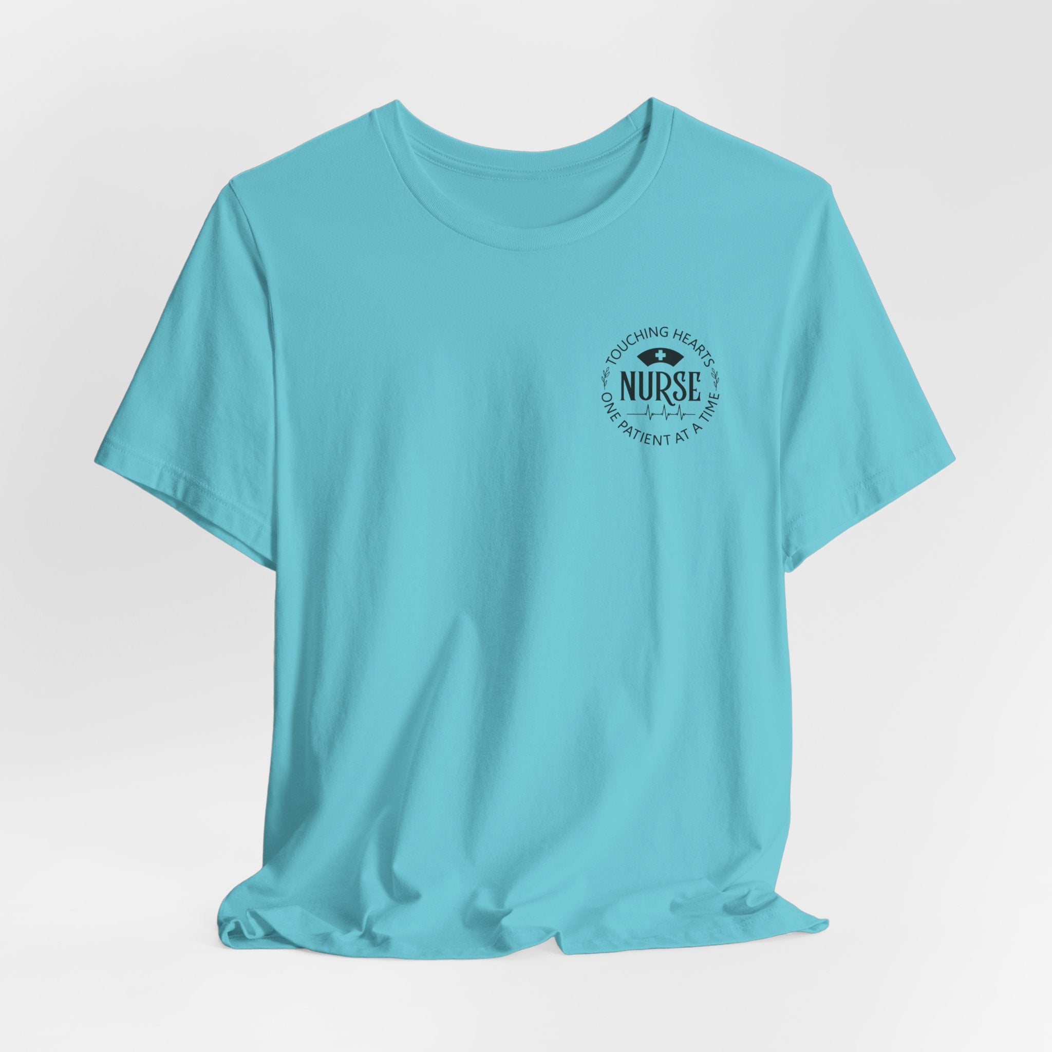 Nurse Heartbeat Logo Tee — 'Proud To Be A Nurse' Short Sleeve Shirt