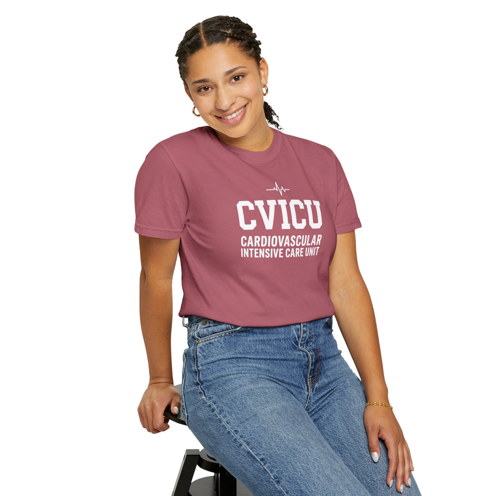 CVICU Cardiovascular Intensive Care Unit T-Shirt — Medical Staff Tee