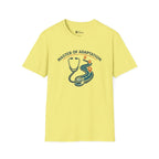 Travel Nurse Master of Adaptation Stethoscope T-Shirt — Nurse & Med Student Gift Travelling Adventure and Healthcare
