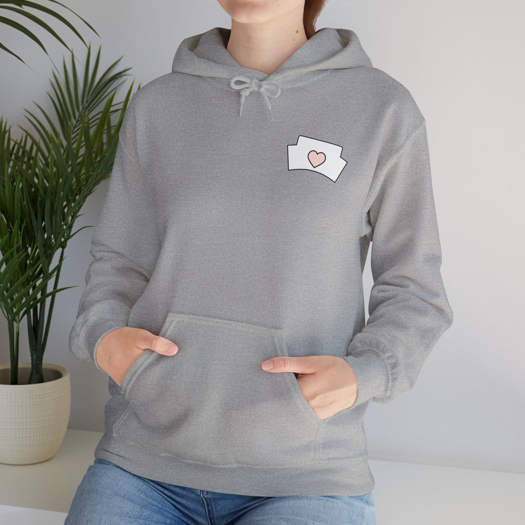 Nurse Hoodie — “Just a Nurse Surviving on Caffeine” Cute Medical Sweatshirt