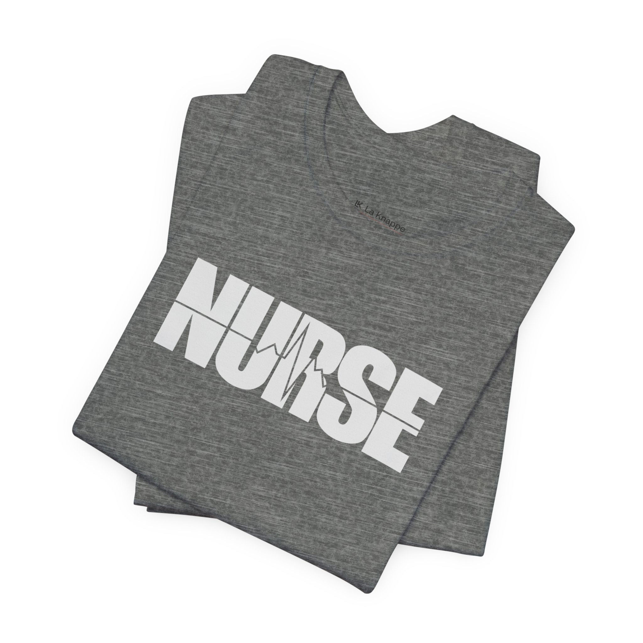 Nurse Graphic Tee — Bold 'NURSE' White Logo Shirt for Healthcare Heroes Nurse Gift Student Nurse