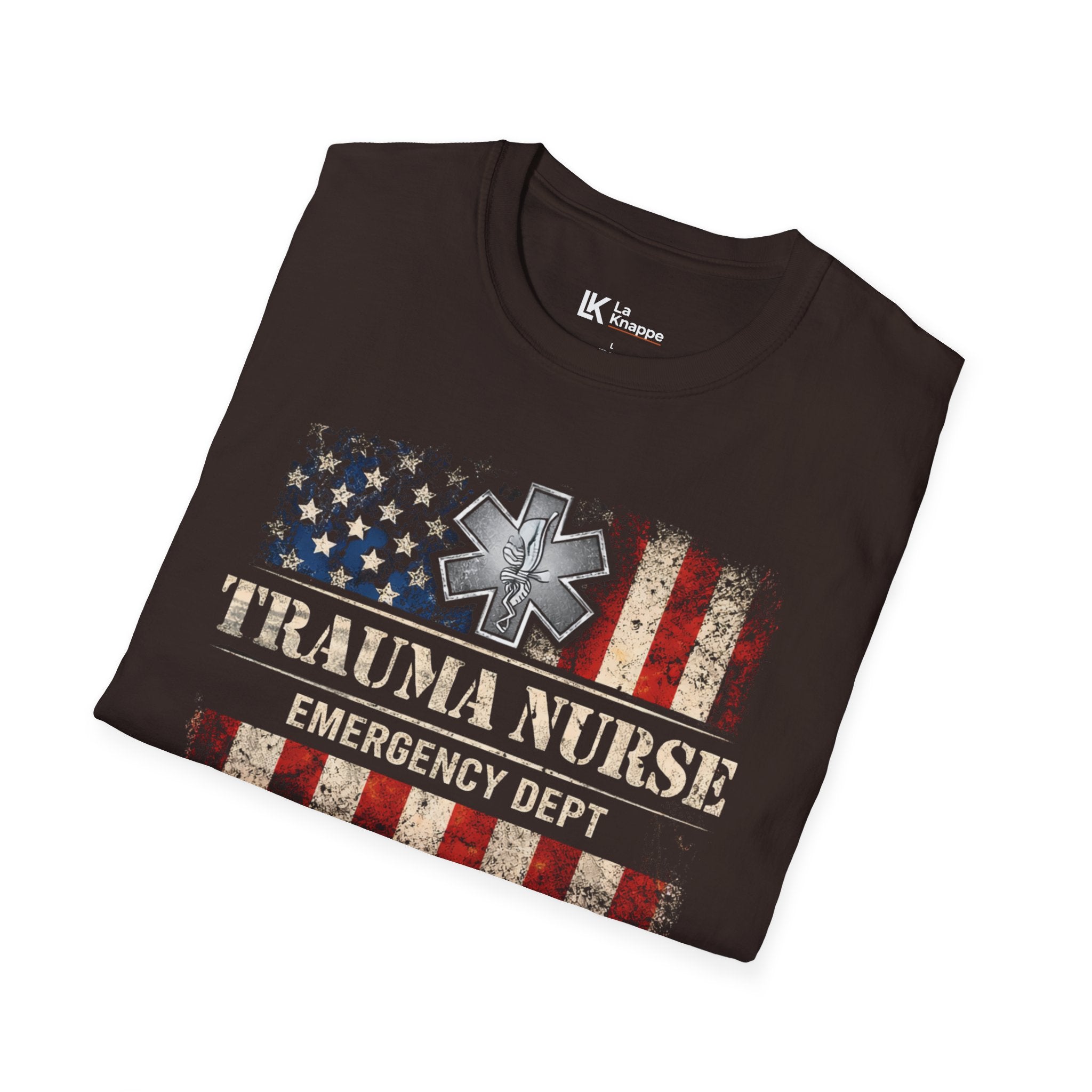 Patriotic Shirt Trauma ED Nurse Graphic Tee Trauma Bay, Trauma Emergency Room Nurse Tee
