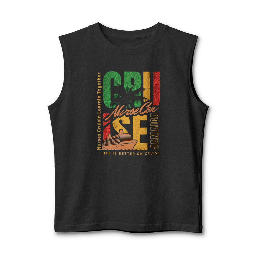 NurseCon Cruise Jamaica Muscle Tank — Life Is Better on Cruise Vintage Palm Tee Nurse Cruise Trip