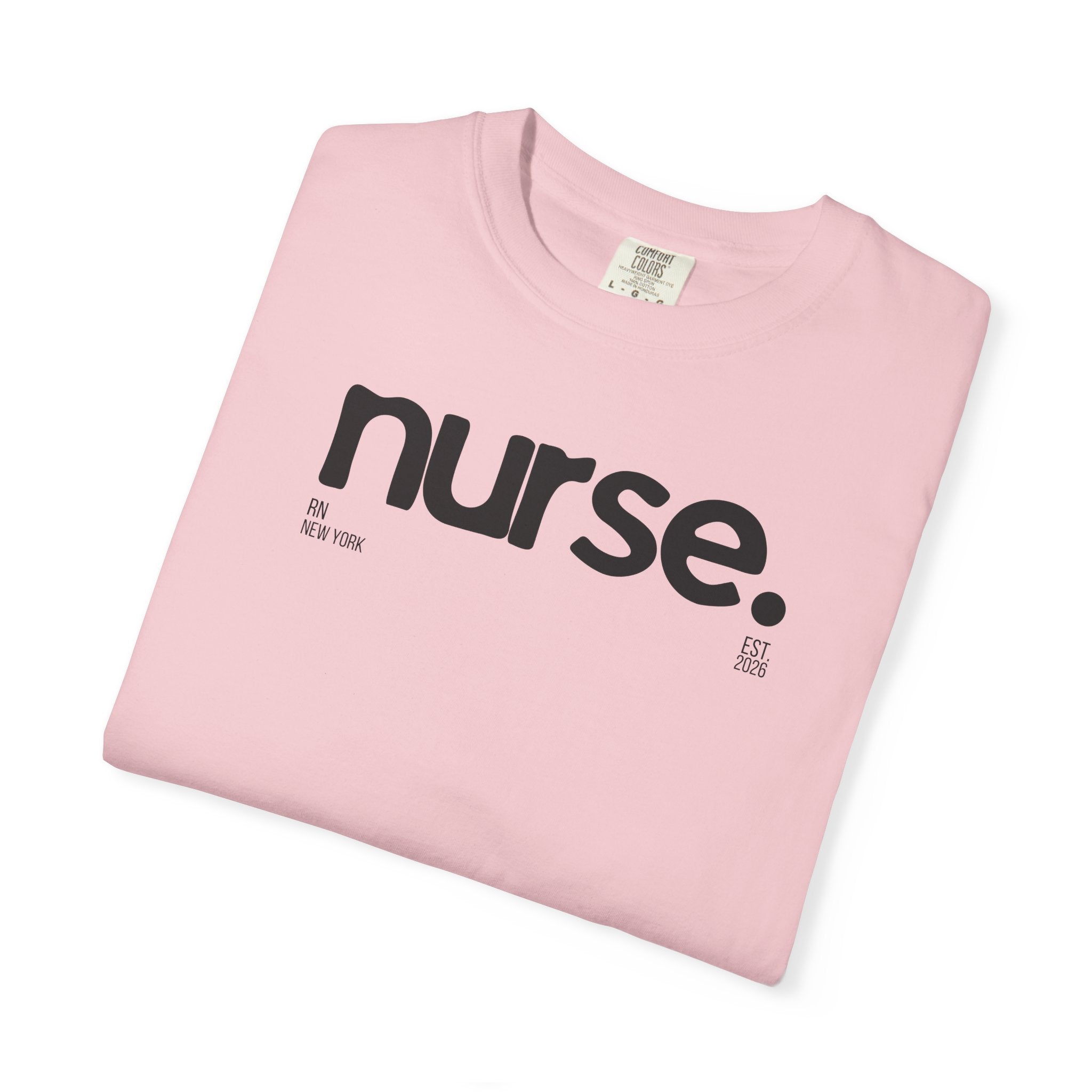 Nurse New York Graphic T‑Shirt — Minimal Medical Pride Tee