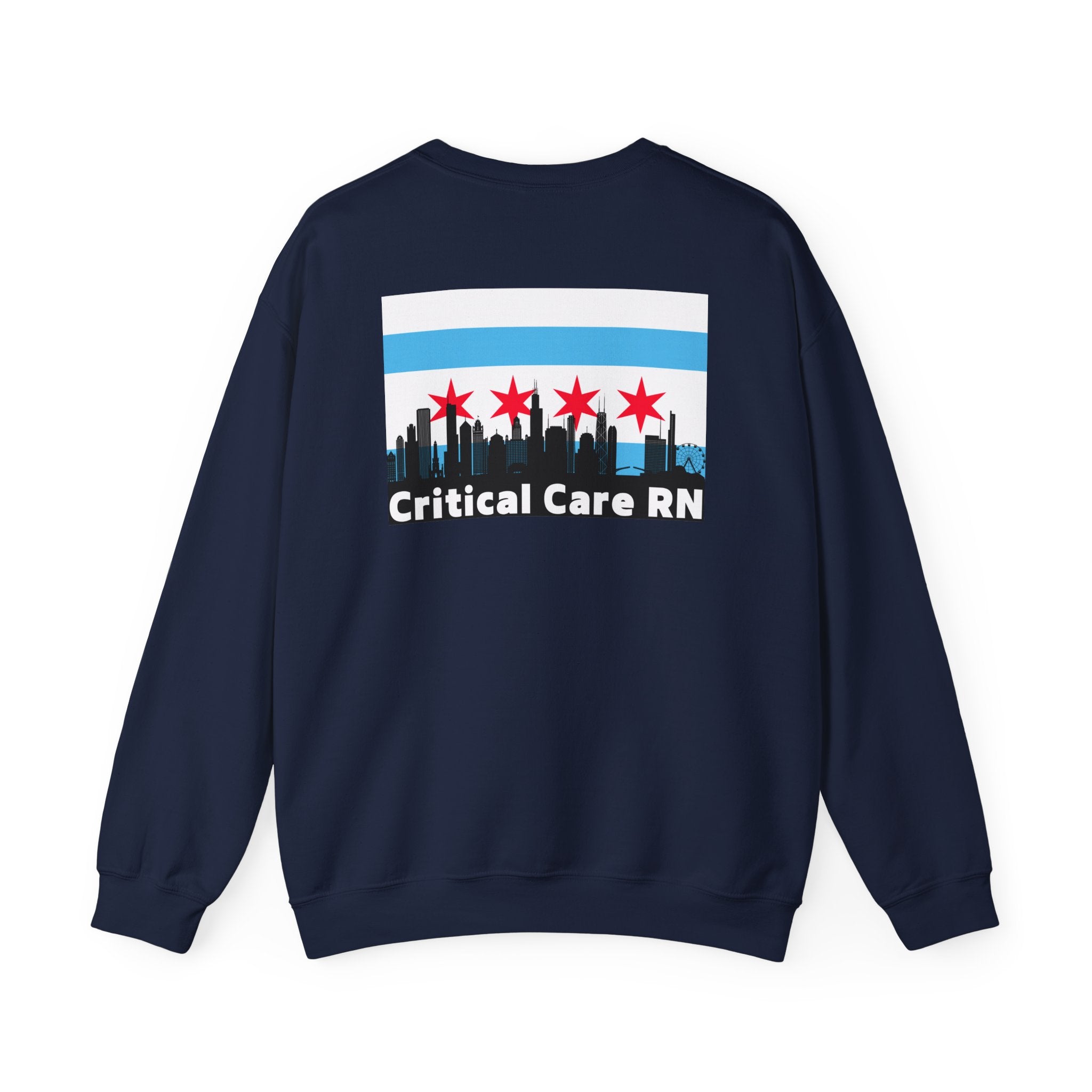 Chicago Skyline Nurse Sweatshirt — Bold UC Medical Crewneck Personalized It