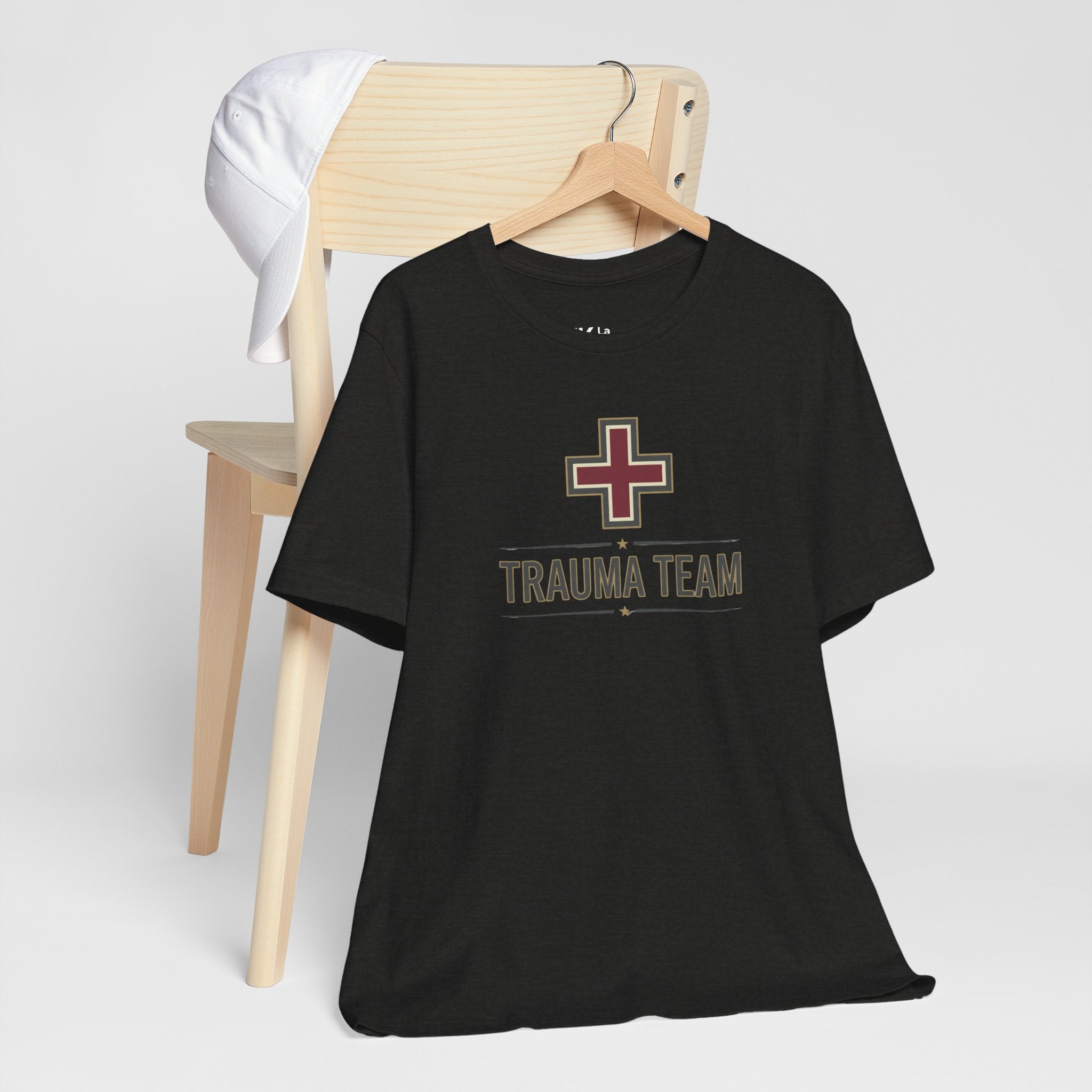 Trauma Team T-Shirt — Medical Cross Graphic Tee for EMTs & First Responders Trauma Nurse ED Nurse Trauma MD ER RN