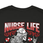 Nurse Life Graphic Tee — "Some Days I Rock It" Short Sleeve Shirt