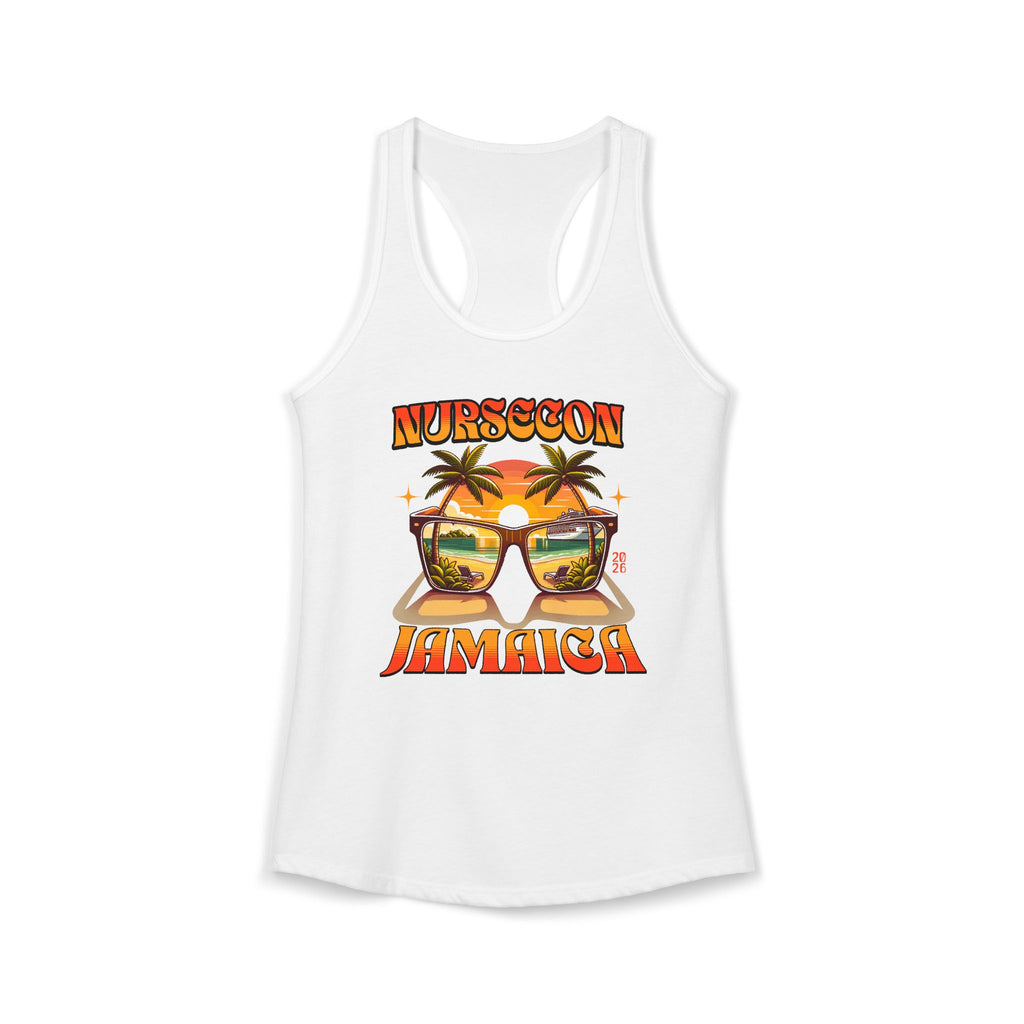 NurseCon Jamaica 2026 Nurse Cruise Trip Women's Ideal Racerback Tank