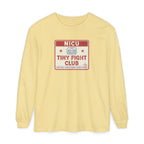 NICU Tiny Fight Club Long Sleeve Tee- FIERCE HEARTS, GENTLE HANDS PEDIATRIC NURSE T-SHIRT Premie Nurse Clinical T-shirt