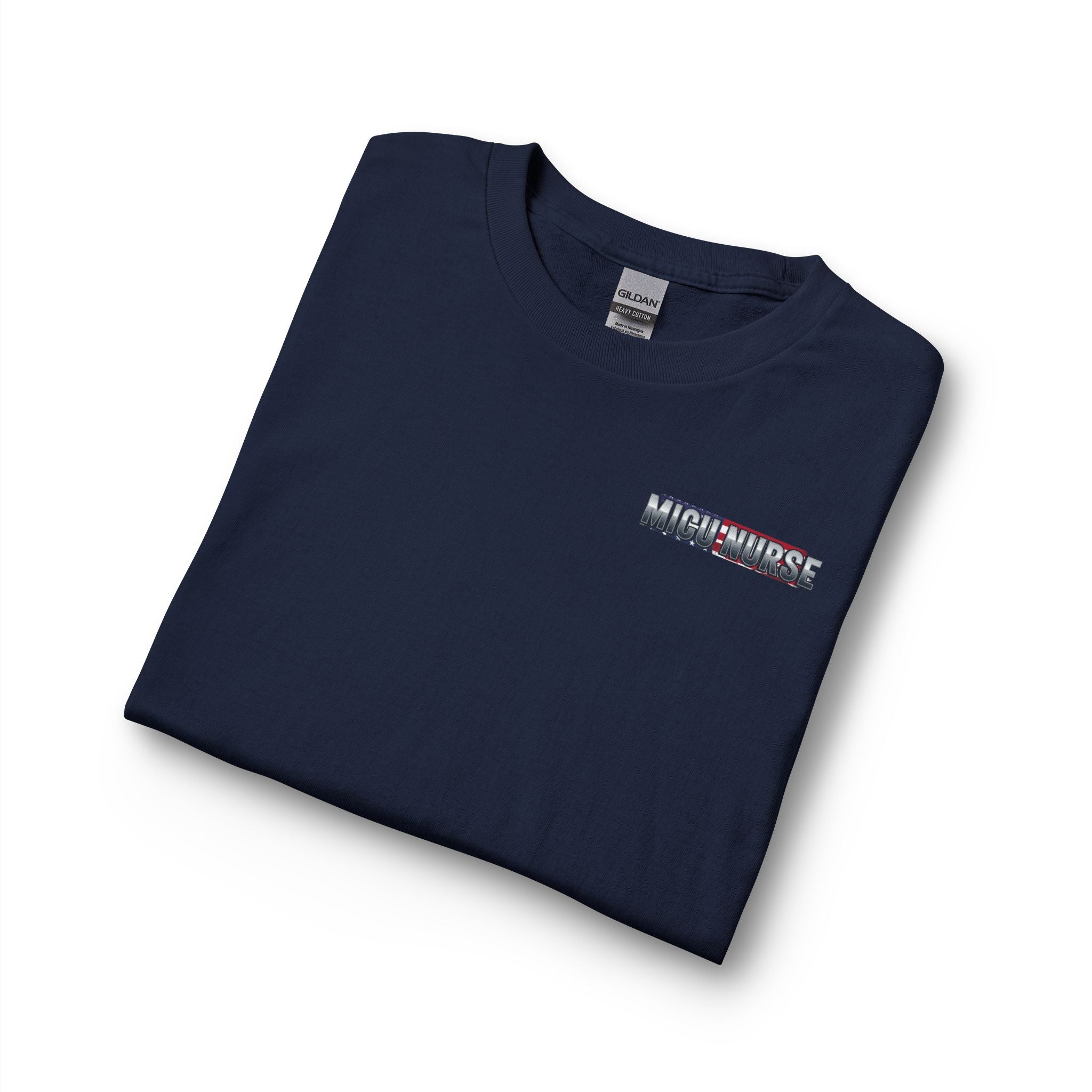 MICU Nurse Patriotic Eagle Long Sleeve Shirt Graphic Shirt for Medical Intensive Care Nurses