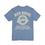 NICU Nurse T‑Shirt — Neonatal Intensive Care  Small But Mighty NICU Design Tour Tee Vintage Staff Gift