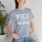 PICU Nurse T‑Shirt — Cute ICU Neonatal Nurse Tee (Baby Paw Icons)