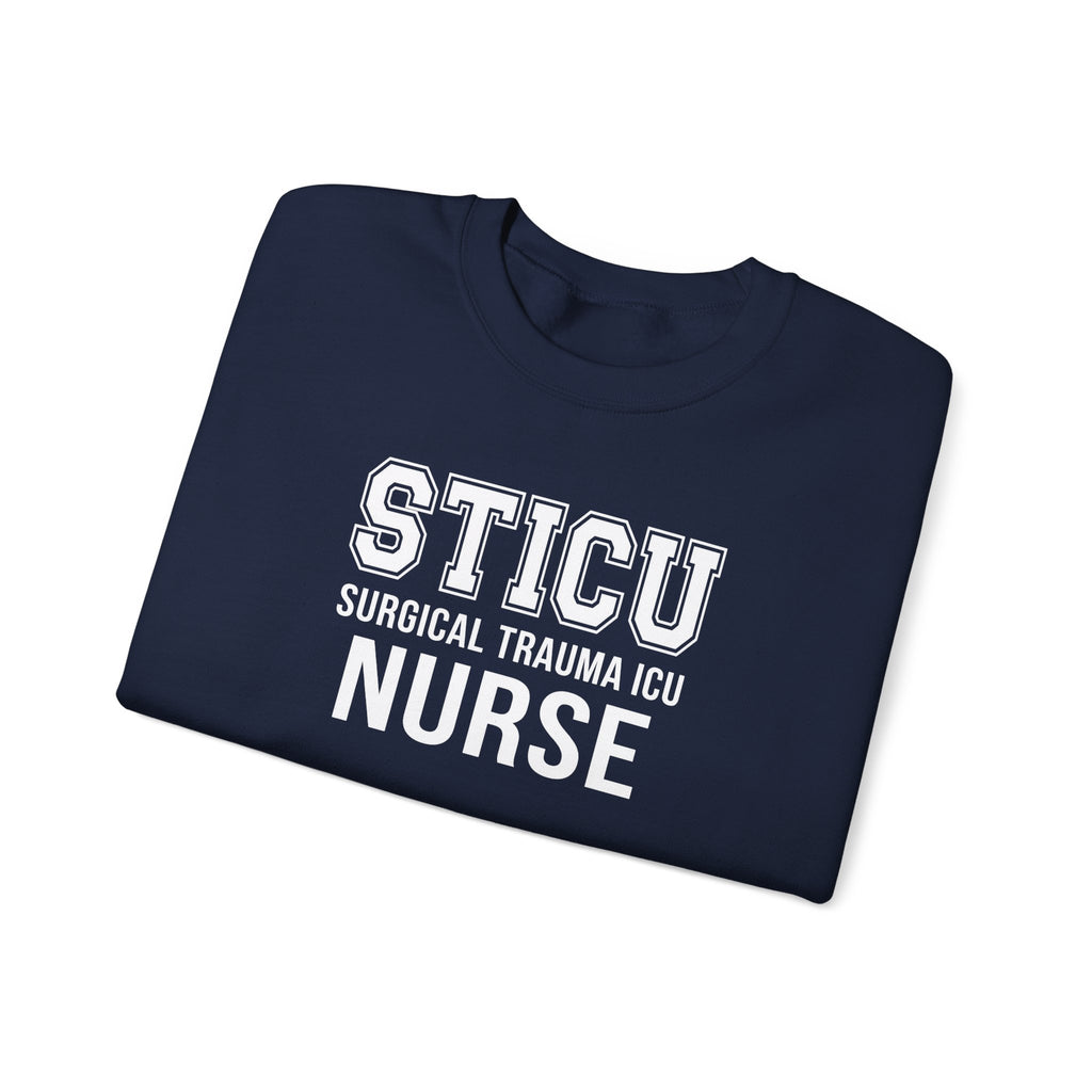 STICU Nurse Sweatshirt - Surgical Trauma ICU Crewneck for Nurses