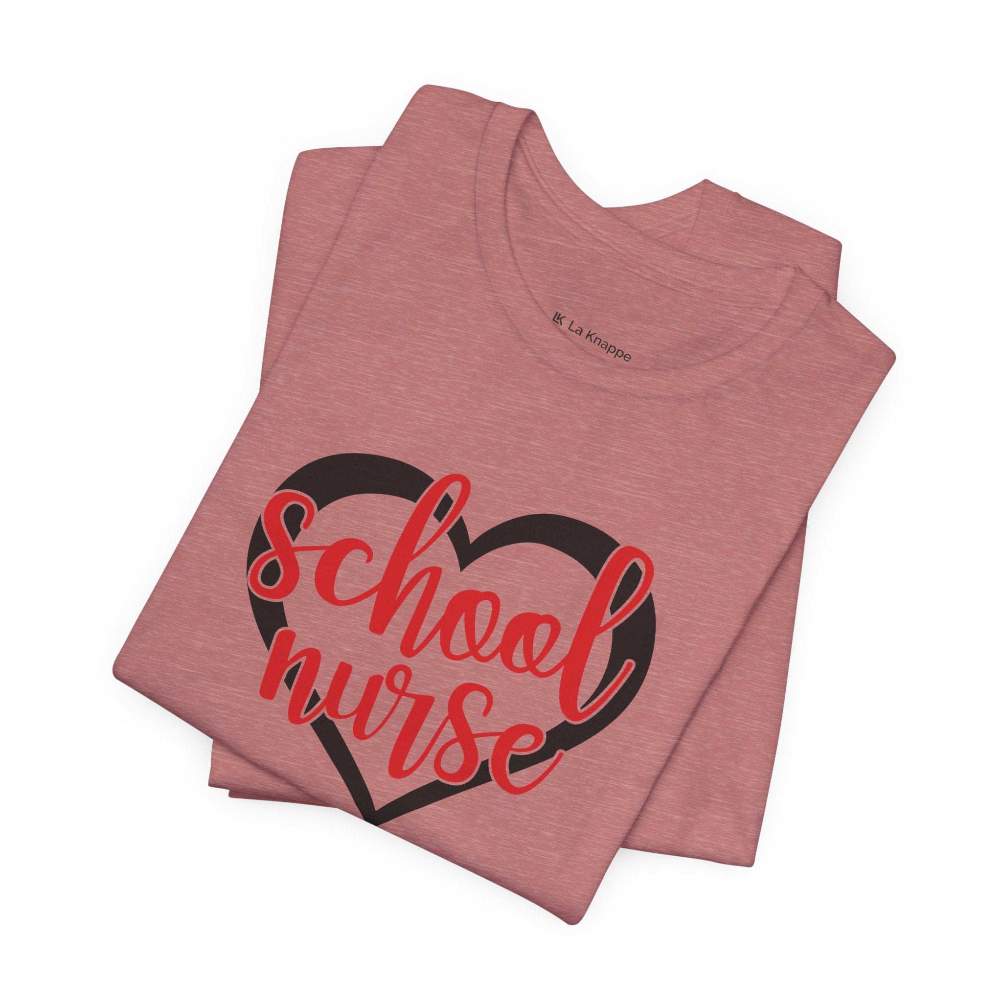 School Nurse Heart T-Shirt — Cute Teacher/Healthcare Appreciation Tee