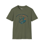 Travel Nurse Master of Adaptation Stethoscope T-Shirt — Nurse & Med Student Gift Travelling Adventure and Healthcare
