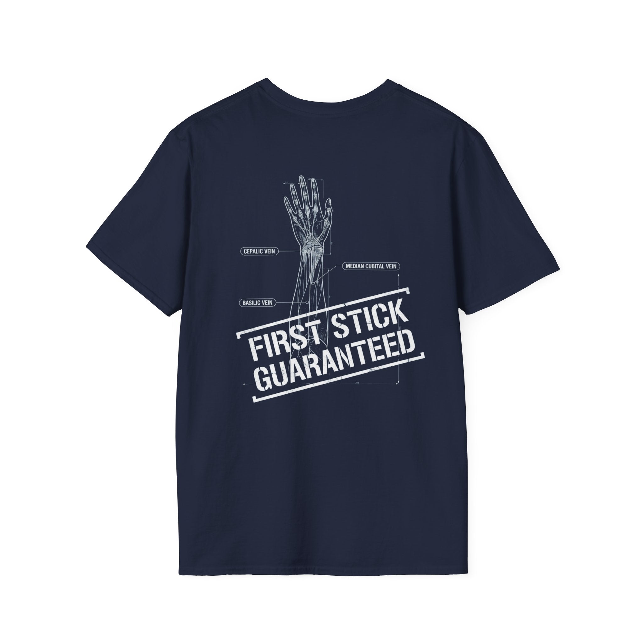VAT Team T-Shirt — "First Stick Guaranteed" Vascular Access Tech Tee Vascular Nurse