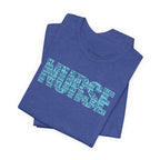 Tourist Cities Nurse Graphic Tee — 'TOUR' Text Map Design NURSE Tee Student Nurse T-shirts Gift for Nurse Travel Nurse