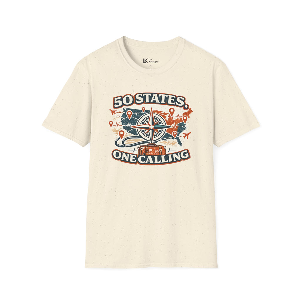 50 States One Calling Travel Nurse Tee