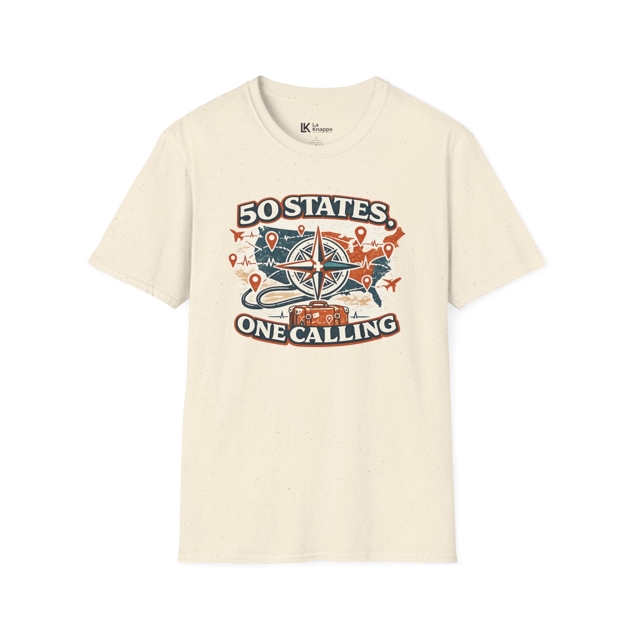 50 States One Calling Travel Nurse Tee