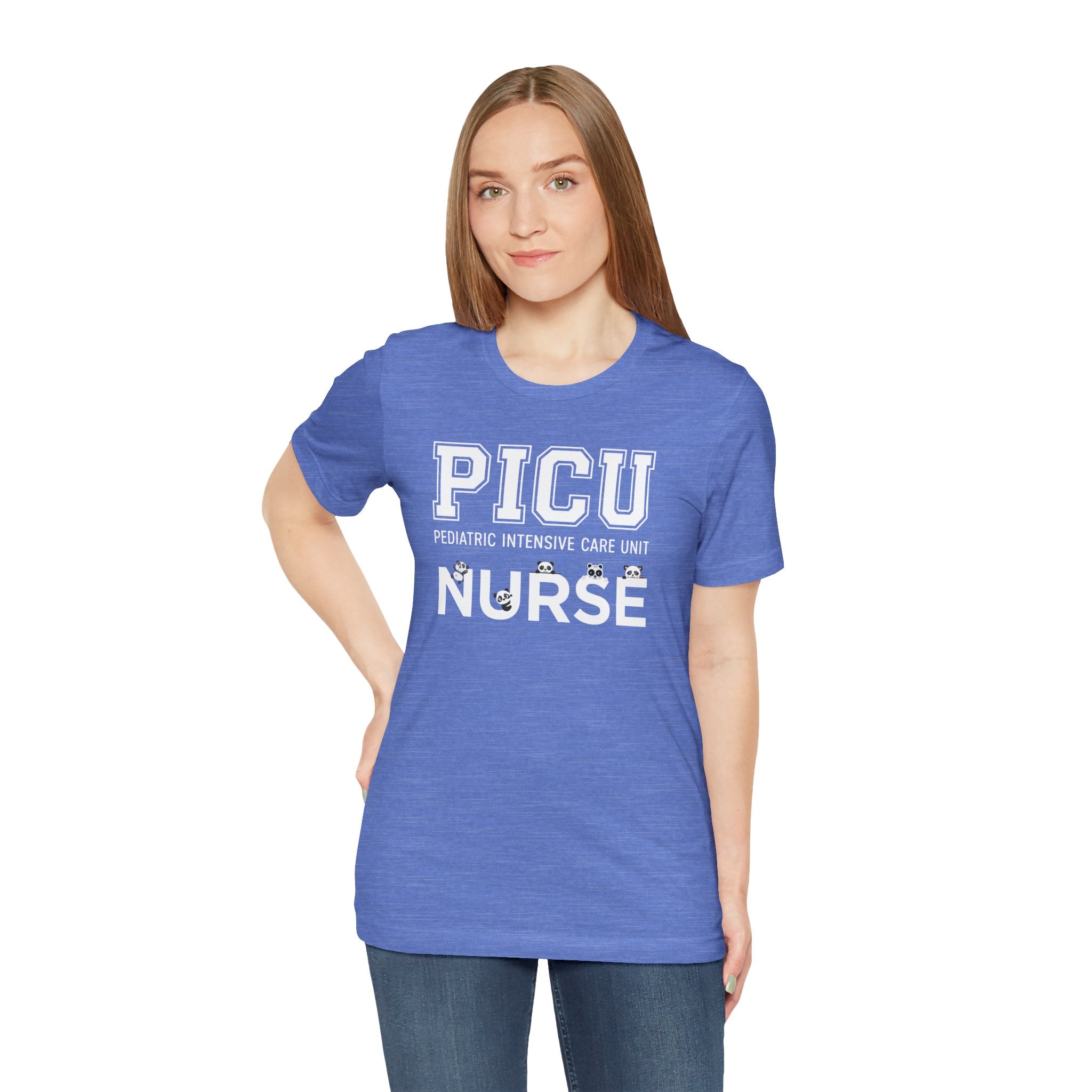 PICU Nurse T‑Shirt — Cute ICU Neonatal Nurse Tee (Baby Paw Icons)