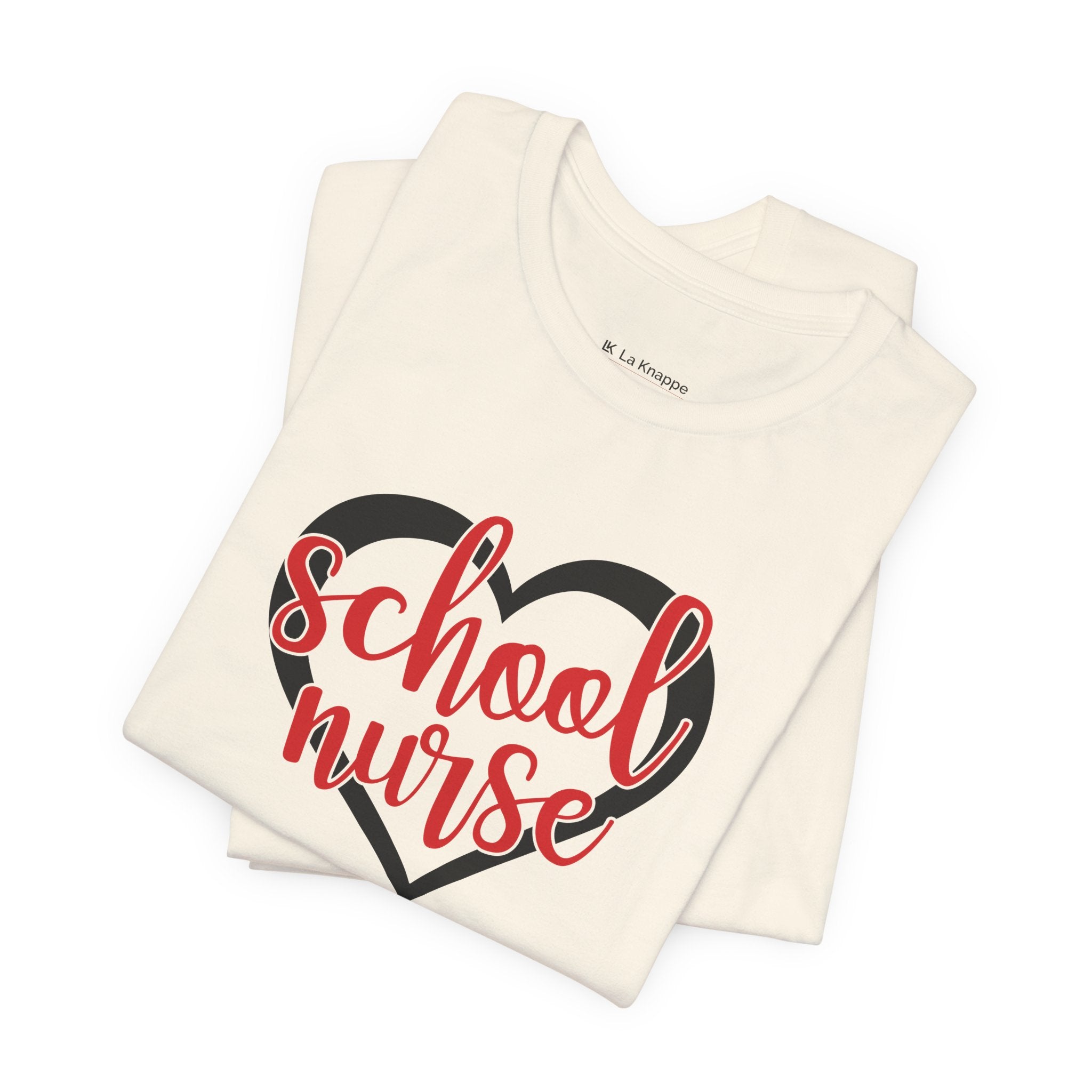 School Nurse Heart T-Shirt — Cute Teacher/Healthcare Appreciation Tee