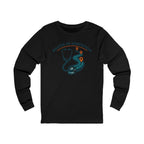Adventure Map Long Sleeve Tee — 'Master of Adventure' Graphic Travel Nurse Long Sleeve Shirt