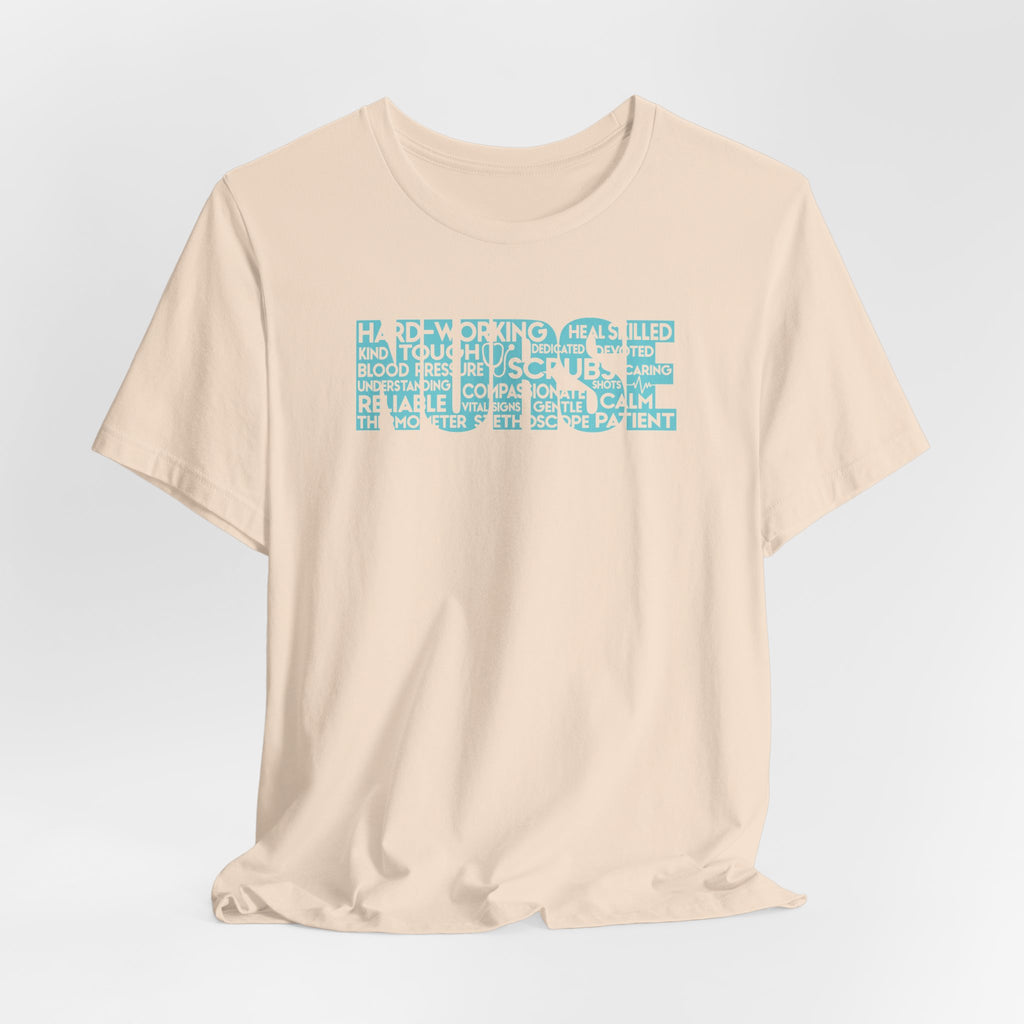 Tourist Cities Nurse Graphic Tee — 'TOUR' Text Map Design NURSE Tee Student Nurse T-shirts Gift for Nurse Travel Nurse
