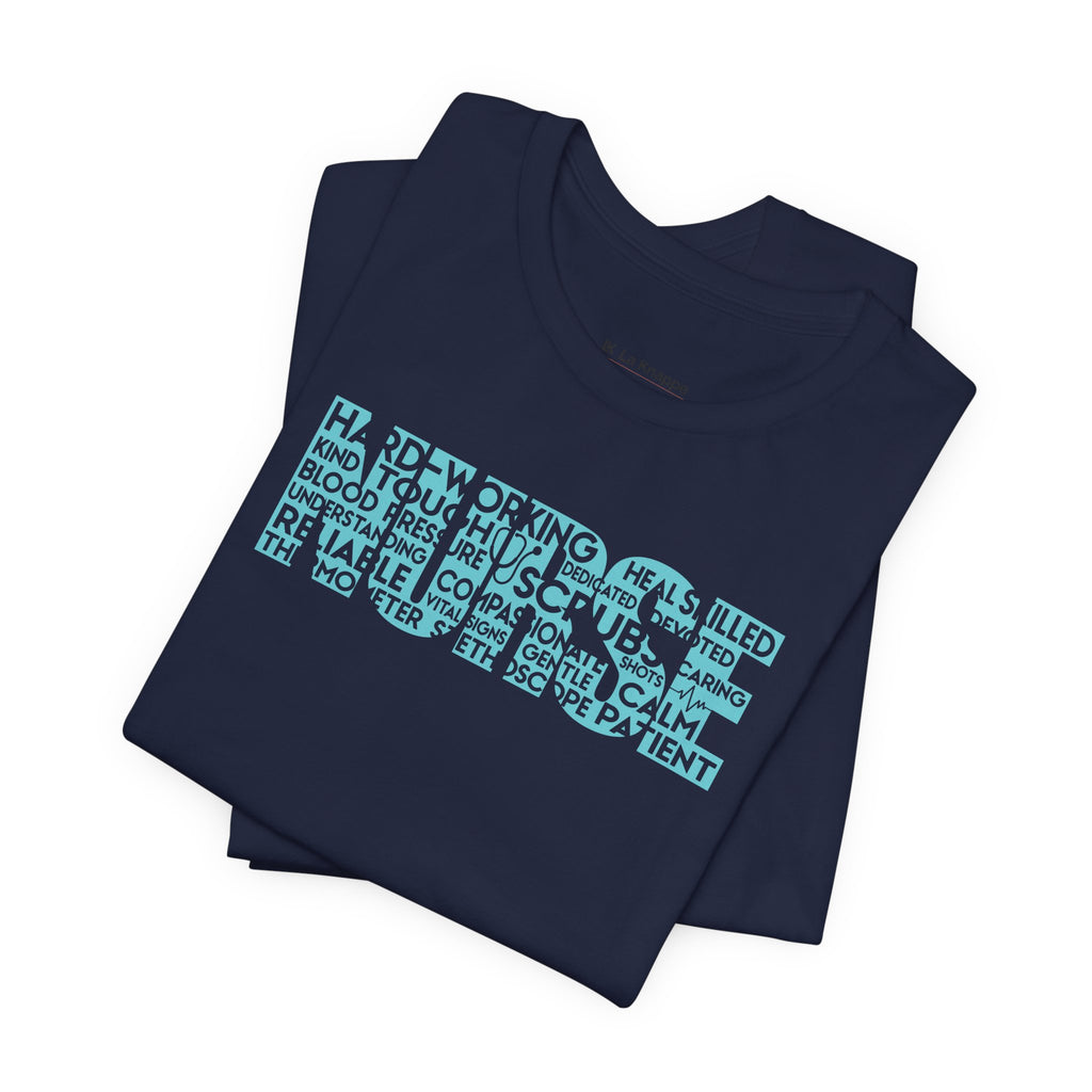 Tourist Cities Nurse Graphic Tee — 'TOUR' Text Map Design NURSE Tee Student Nurse T-shirts Gift for Nurse Travel Nurse