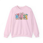 Nurse Easter Sweatshirt — Bunny Ears & Easter Egg Hunt Design