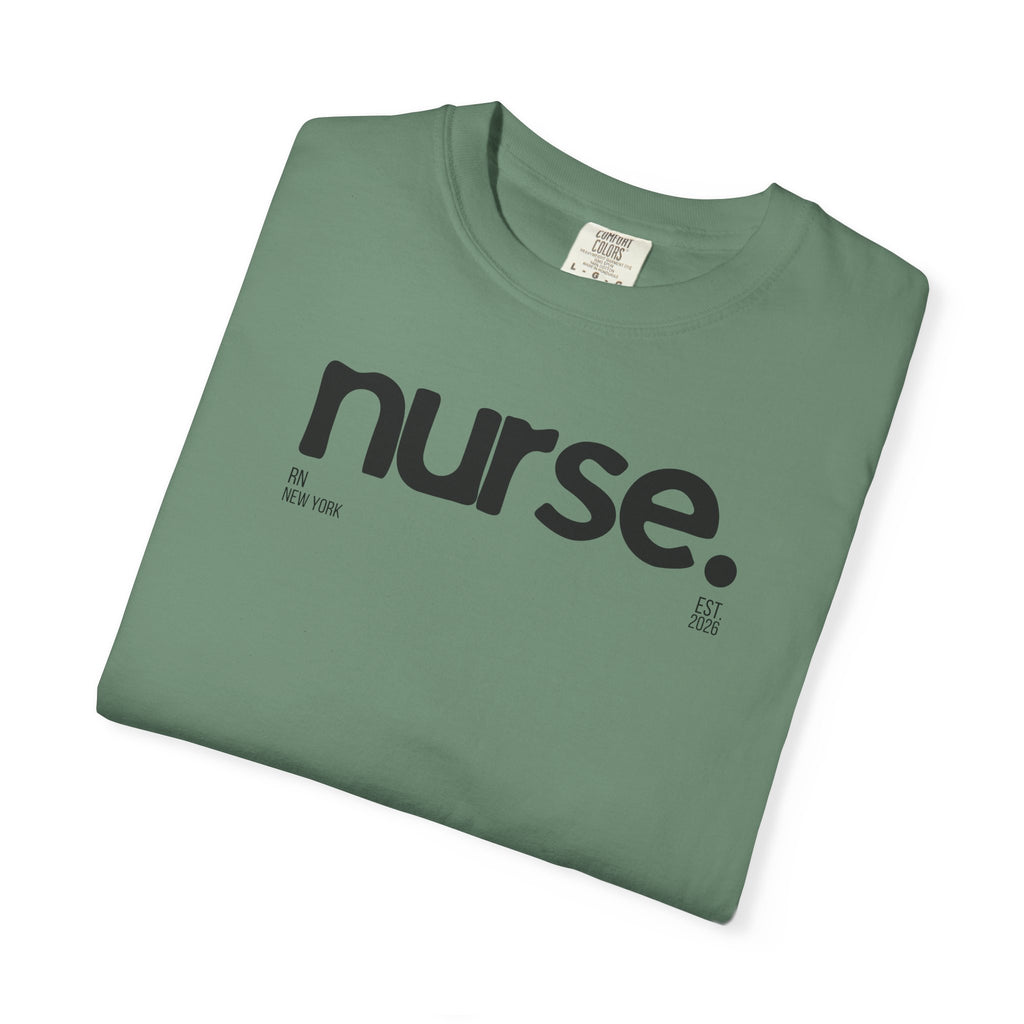 Nurse New York Graphic T‑Shirt — Minimal Medical Pride Tee