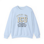 ICU Critical Care Crewneck Sweatshirt — "Tiny Changes, Big Consequences" Nurse/Doctor Gift