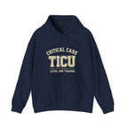 TICU Critical Care Hoodie - Level One Trauma Sweatshirt for Nurses & ICU Staff