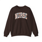 Nurse Floral Crewneck Sweatshirt