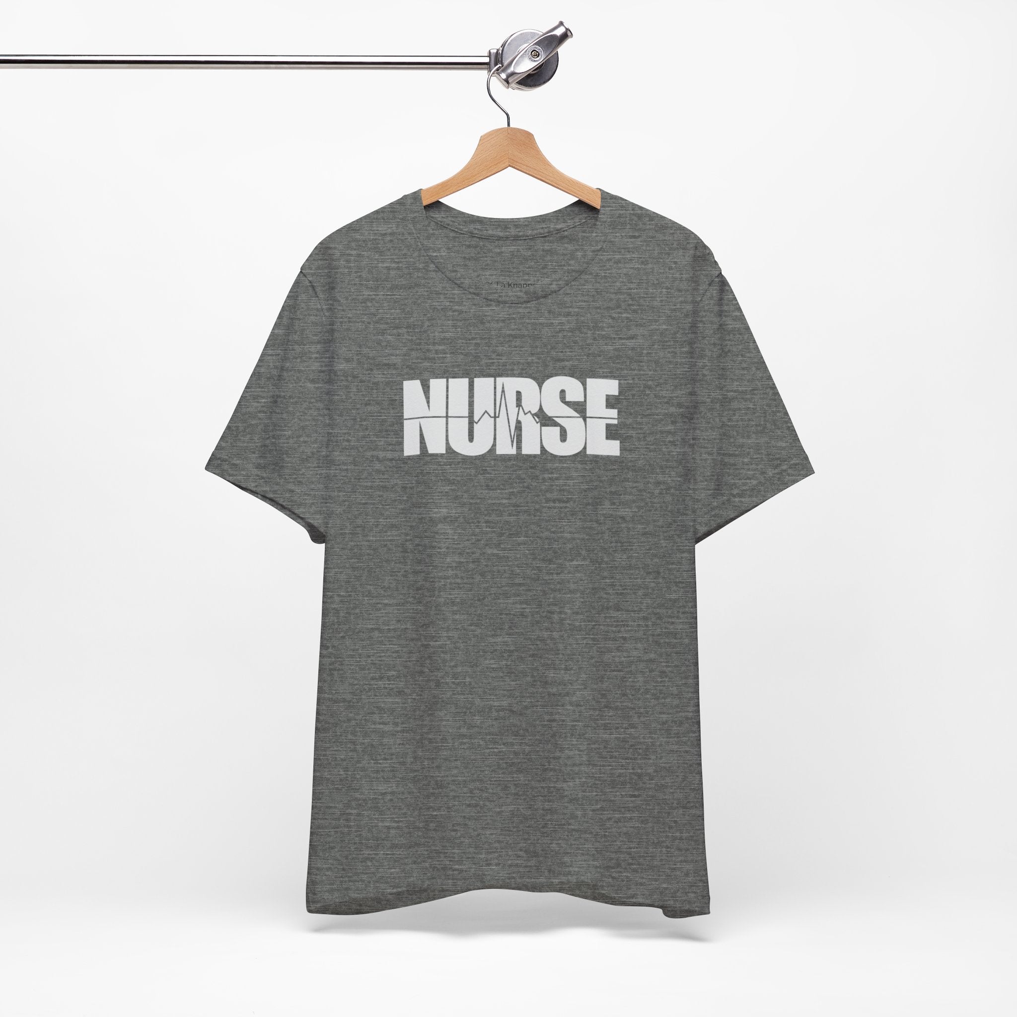 Nurse Graphic Tee — Bold 'NURSE' White Logo Shirt for Healthcare Heroes Nurse Gift Student Nurse