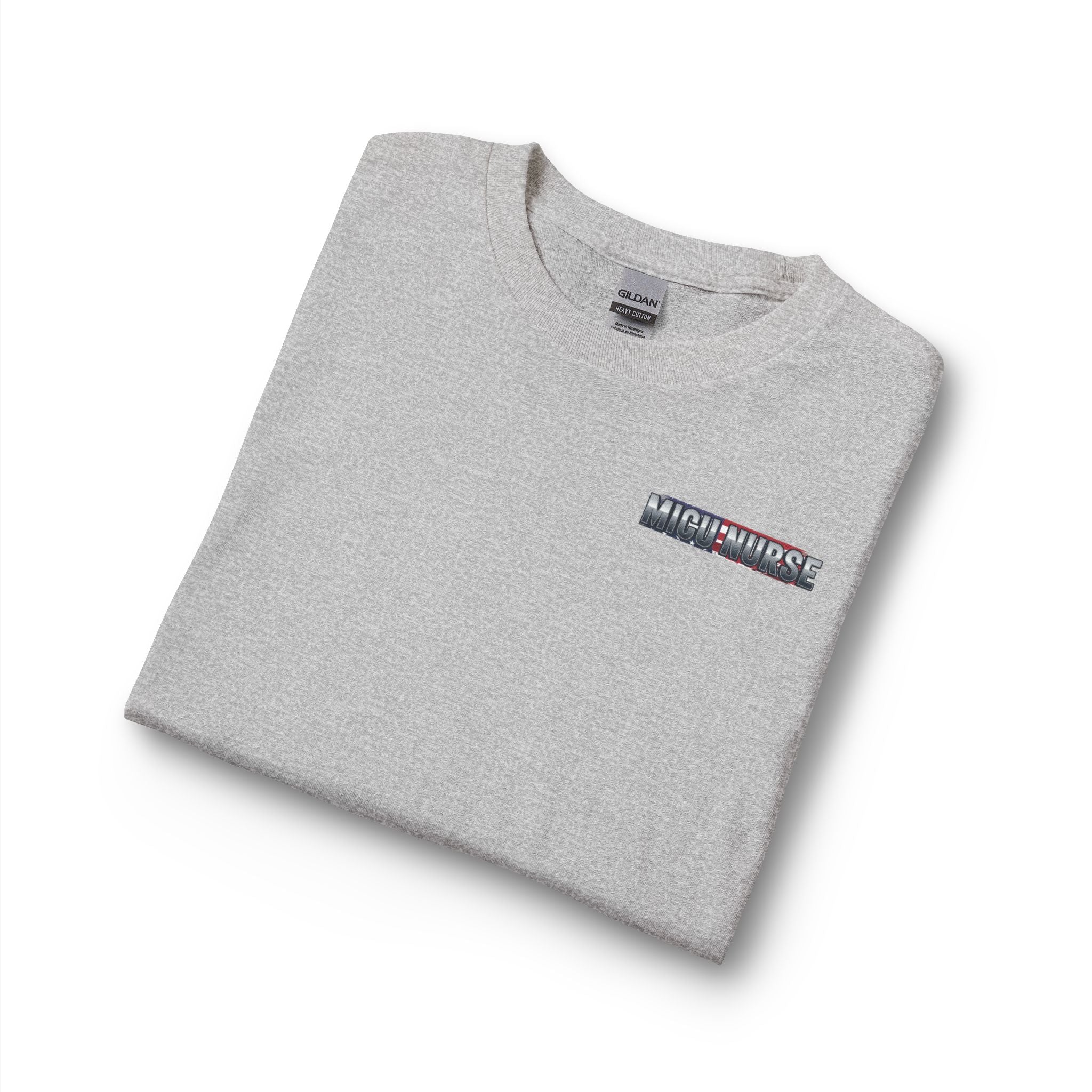 MICU Nurse Patriotic Eagle Long Sleeve Shirt Graphic Shirt for Medical Intensive Care Nurses