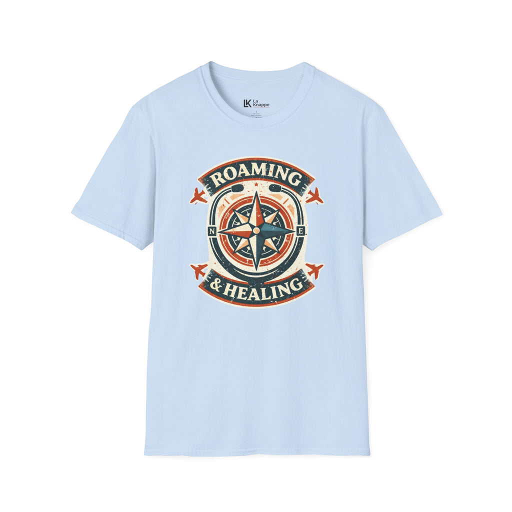 Roaming and Healing Tee for Travel Nurses