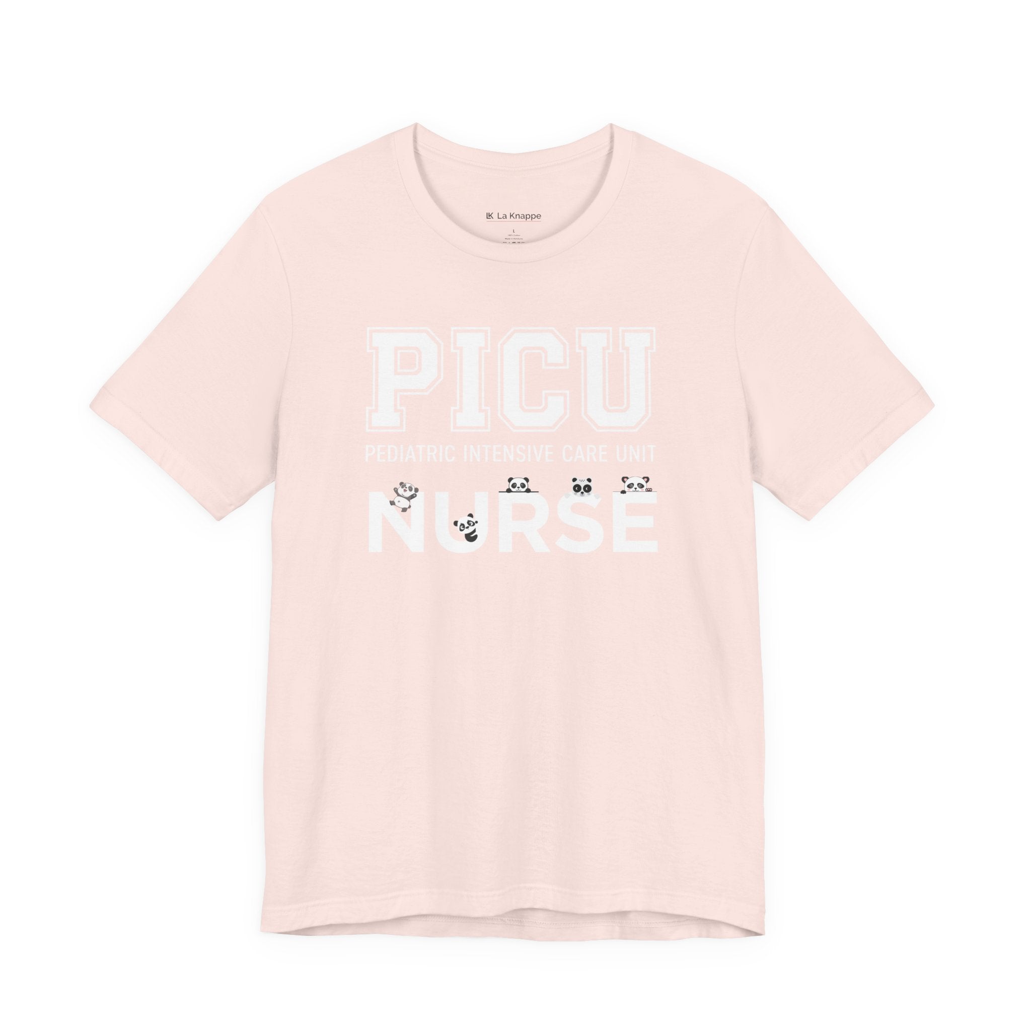 PICU Nurse T‑Shirt — Cute ICU Neonatal Nurse Tee (Baby Paw Icons)