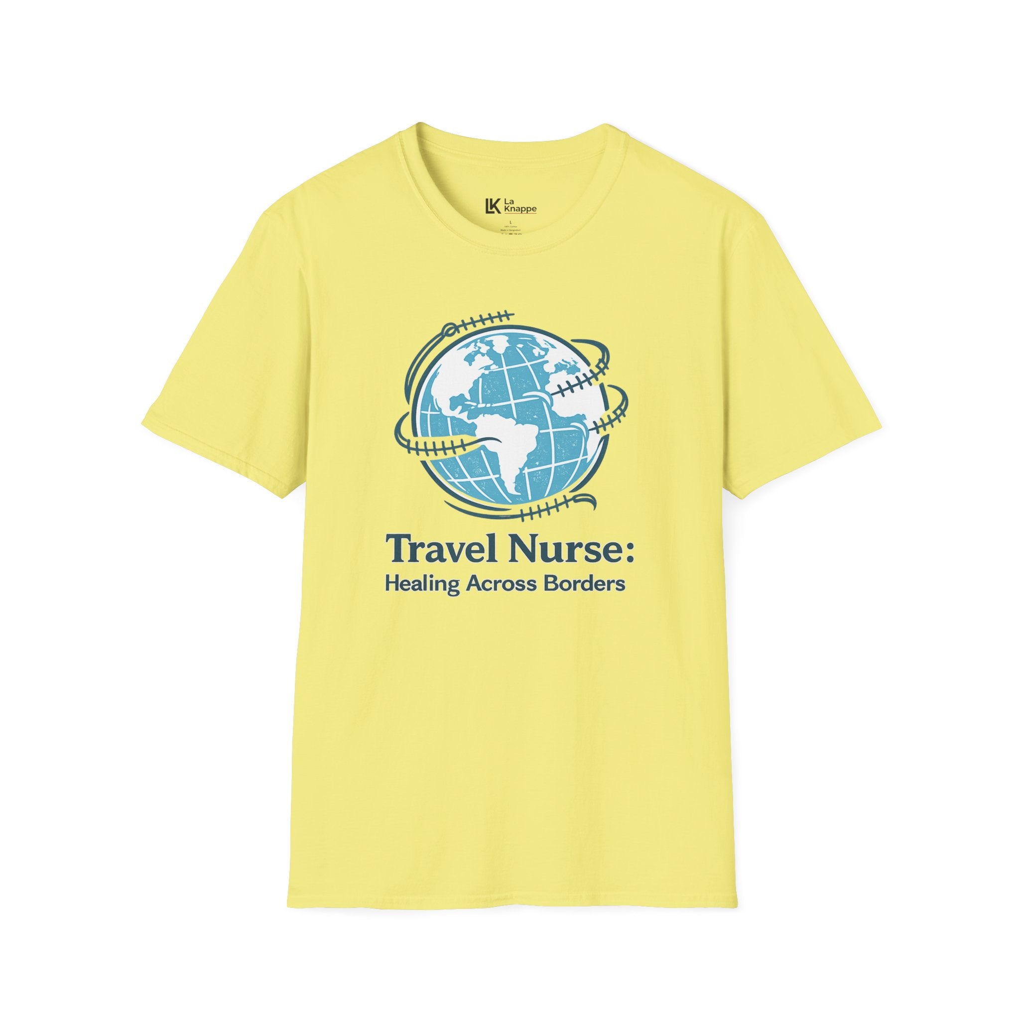 Healing Across Borders Tee for Travel Nurses