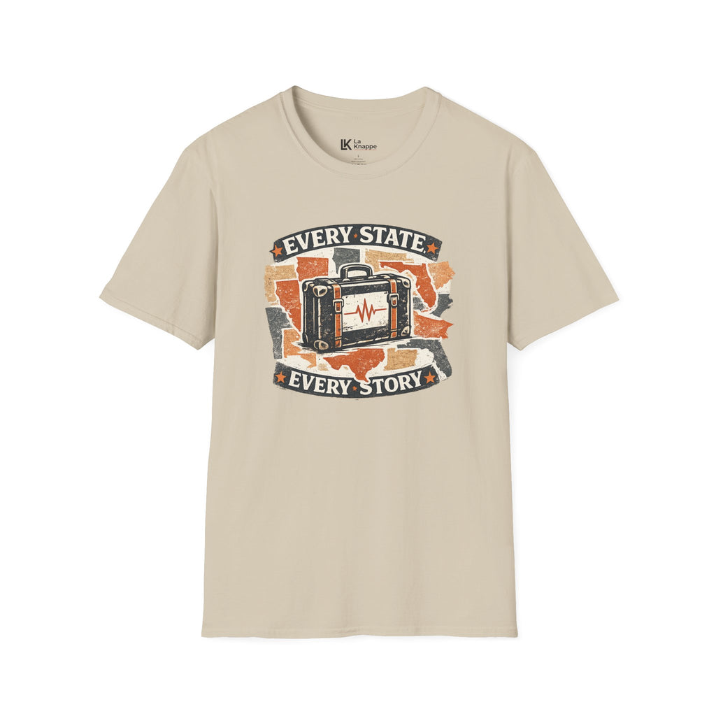 Travel Nurse T-shirt " Every State, Every Story"