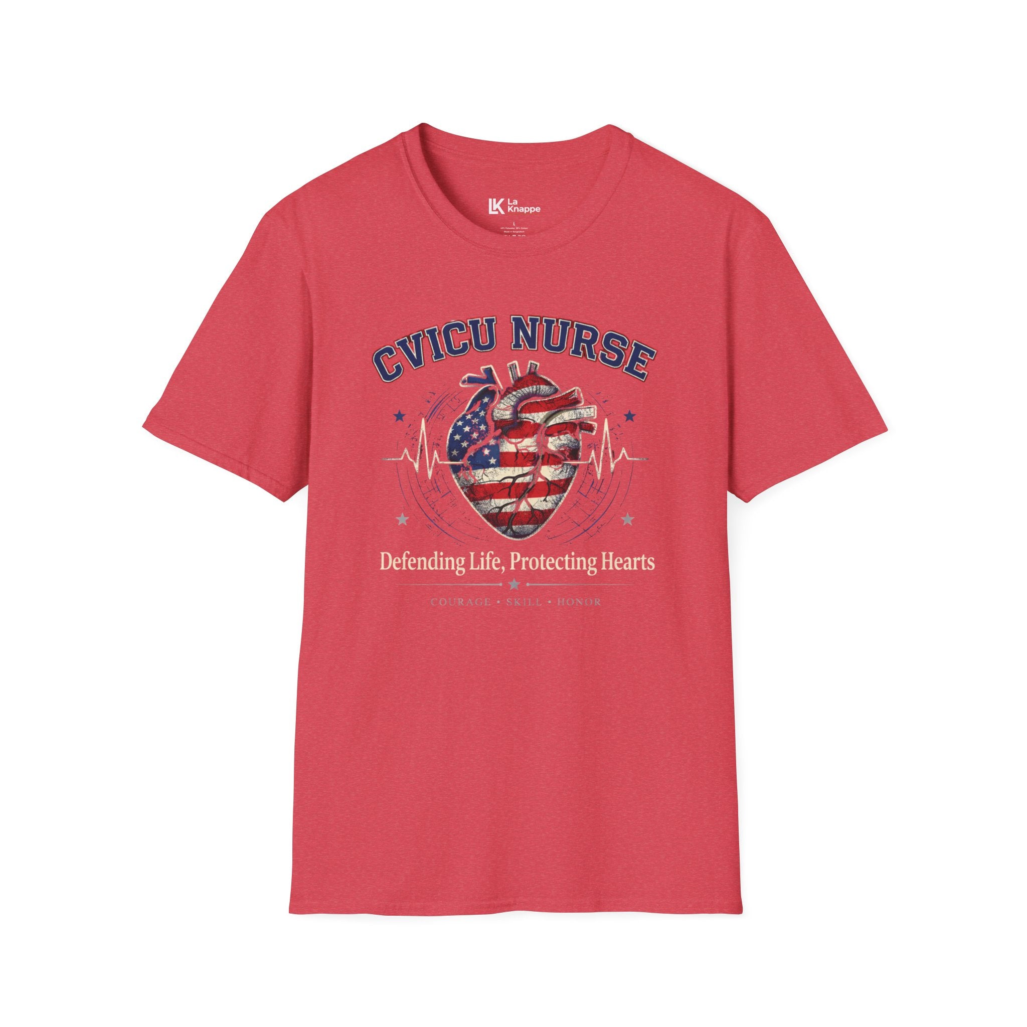 Patriotic Shirt CVICU Nurse Graphic Tee