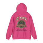 ICU Nurse Hoodie —  Nurse Tour Tee Vibe Vintage Distressed Design -JCU Crew Critical Care Nursing Hooded Sweatshirt