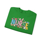 Nurse Easter Sweatshirt — Bunny Ears & Easter Egg Hunt Design