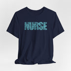 Tourist Cities Nurse Graphic Tee — 'TOUR' Text Map Design NURSE Tee Student Nurse T-shirts Gift for Nurse Travel Nurse