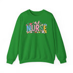 Nurse Easter Sweatshirt — Bunny Ears & Easter Egg Hunt Design
