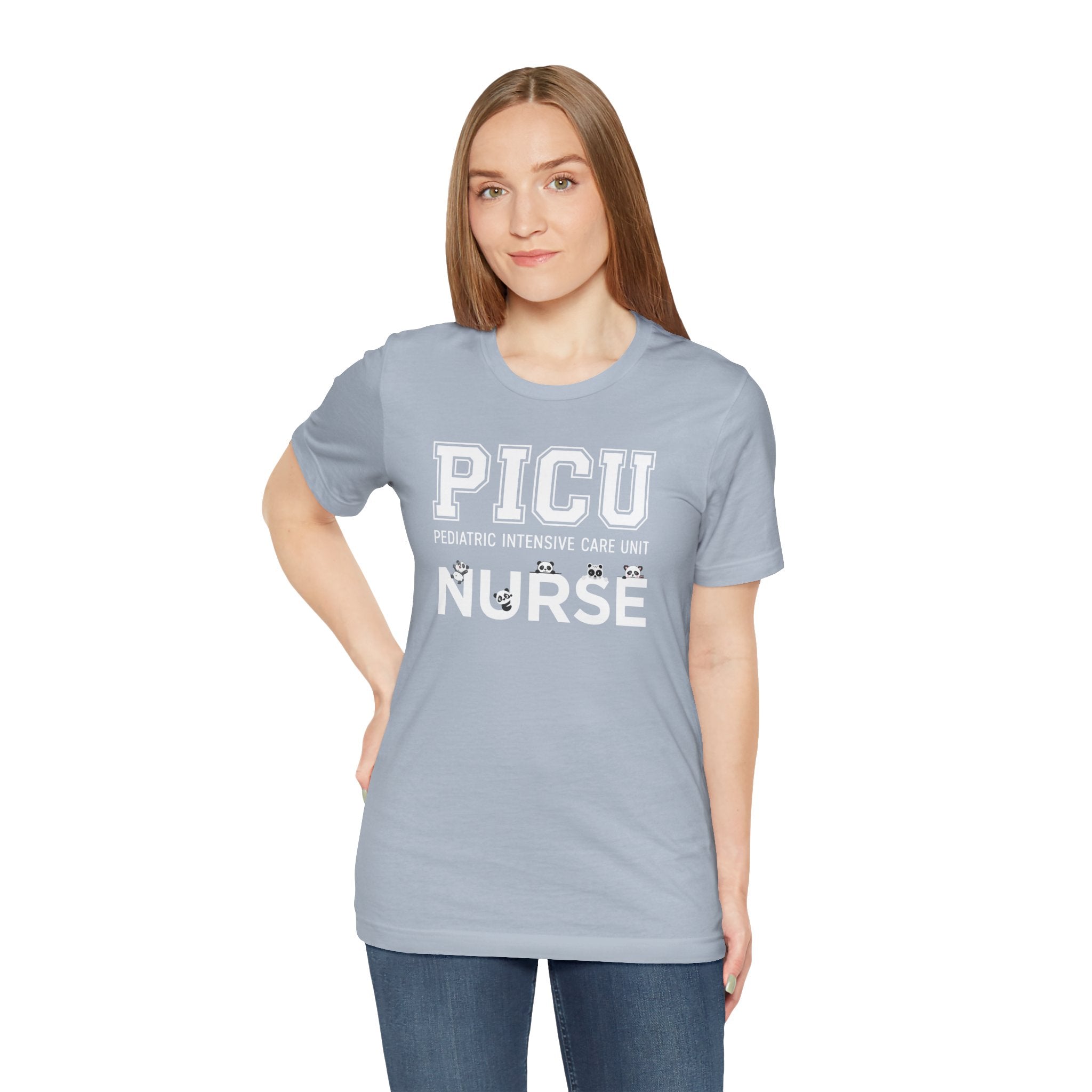 PICU Nurse T‑Shirt — Cute ICU Neonatal Nurse Tee (Baby Paw Icons)